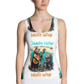 Music Wins Sublimation Cut & Sew Tank Top - Beyond T-shirts